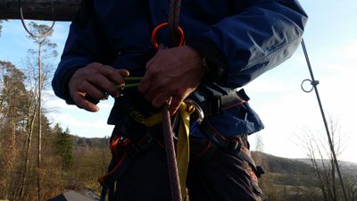 Sicherheit im Waldseilgarten